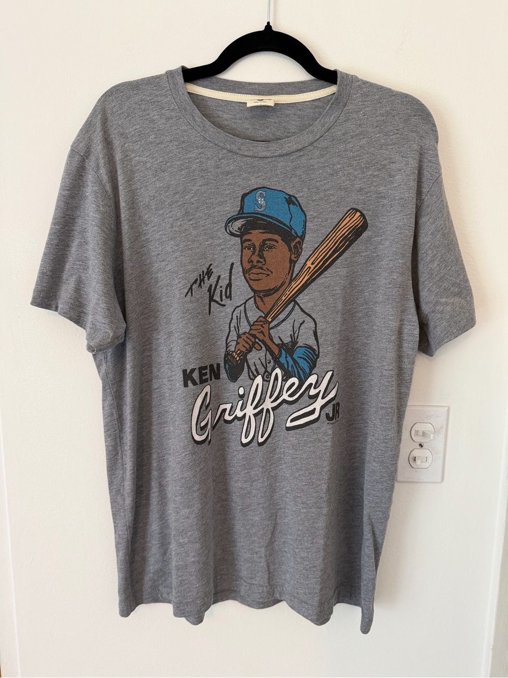 Ken Griffey Jr. Graphic Tee by Homage in Grey